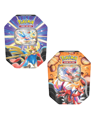 Pokémon Slashing Legends Ex Tin Assortment