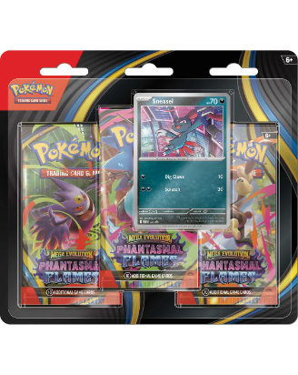 Pokémon Mega Evolution Phantasmal Flames 3 Pack Blister