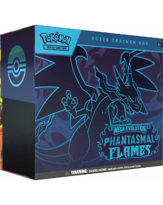 Pokémon Mega Evolution Phantasmal Flames Elite Trainer Box