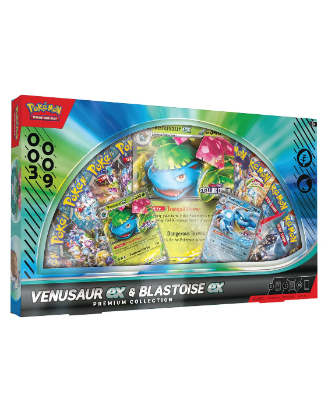 Pokémon Venusaur Blastoise ex Premium Collection