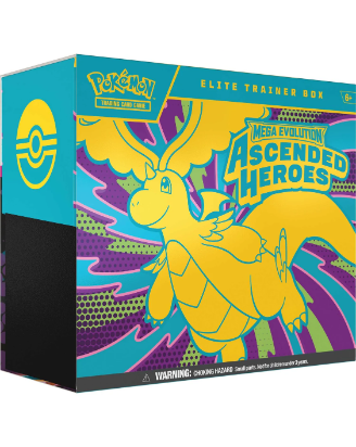 Pokémon Mega Evolution Ascended Heroes Elite Trainer Box